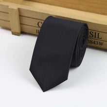 Load image into Gallery viewer, Simple Plain Narrow Tie