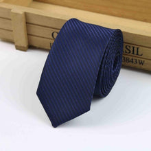 Load image into Gallery viewer, Simple Plain Narrow Tie