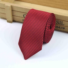 Load image into Gallery viewer, Simple Plain Narrow Tie