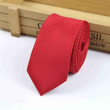 Load image into Gallery viewer, Simple Plain Narrow Tie