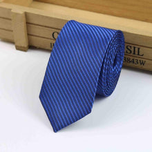 Load image into Gallery viewer, Simple Plain Narrow Tie