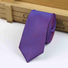 Load image into Gallery viewer, Simple Plain Narrow Tie