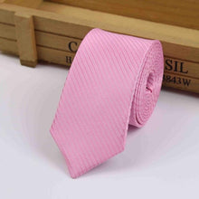 Load image into Gallery viewer, Simple Plain Narrow Tie