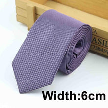 Load image into Gallery viewer, Simple Plain Narrow Tie
