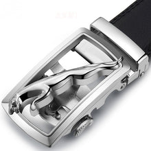 Load image into Gallery viewer, Dark Shaded Leather Belt