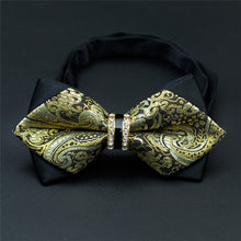 Load image into Gallery viewer, Novelty Rhinestone Pre Tied Bow Ties for Men