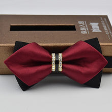 Load image into Gallery viewer, Novelty Rhinestone Pre Tied Bow Ties for Men