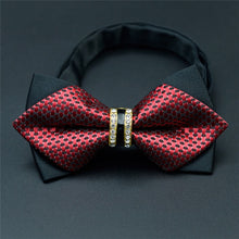 Load image into Gallery viewer, Novelty Rhinestone Pre Tied Bow Ties for Men