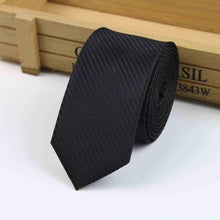 Load image into Gallery viewer, Simple Plain Narrow Tie
