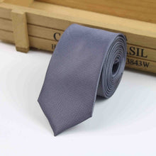 Load image into Gallery viewer, Simple Plain Narrow Tie
