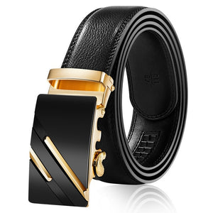 Dark Shaded Leather Belt