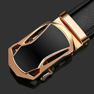Dark Shaded Leather Belt