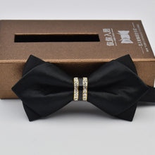 Load image into Gallery viewer, Novelty Rhinestone Pre Tied Bow Ties for Men
