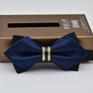 Novelty Rhinestone Pre Tied Bow Ties for Men