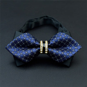 Novelty Rhinestone Pre Tied Bow Ties for Men