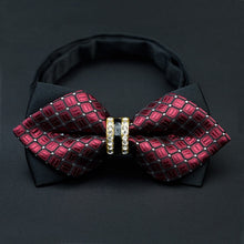 Load image into Gallery viewer, Novelty Rhinestone Pre Tied Bow Ties for Men
